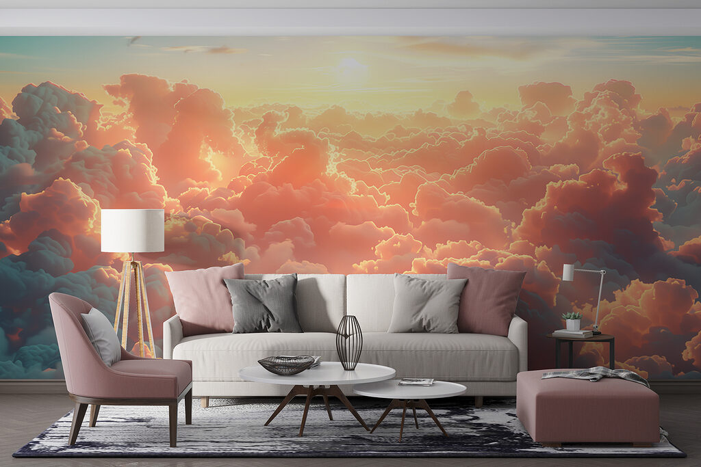 Cloud sea in coral — interior 2