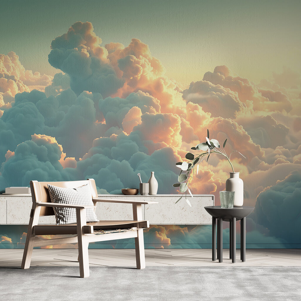 Turquoise clouds at dusk — interior 3