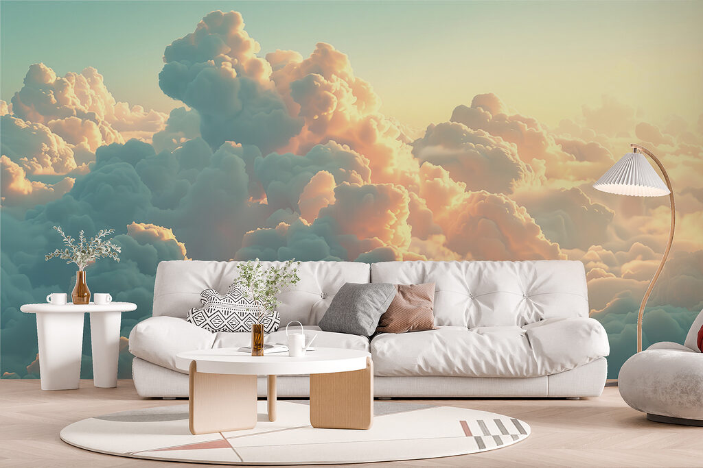 Turquoise clouds at dusk — interior 6