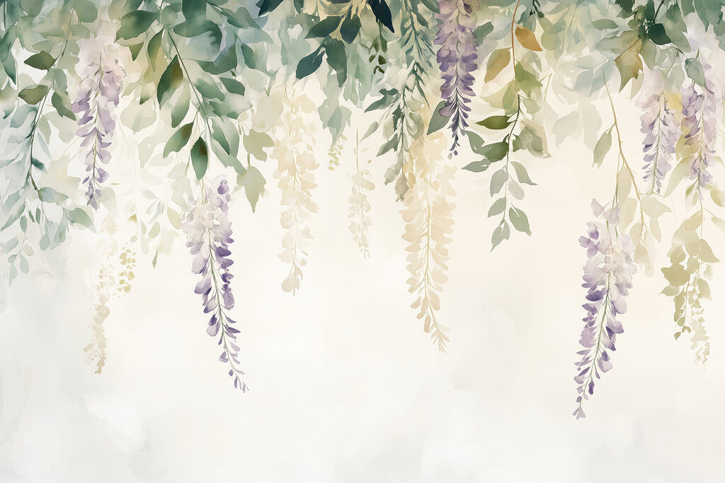 Lilac blossom hanging — full design