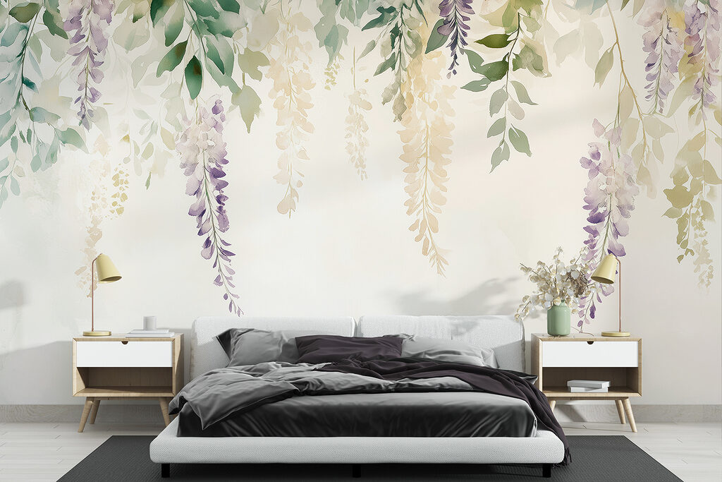 Lilac blossom hanging — interior 1
