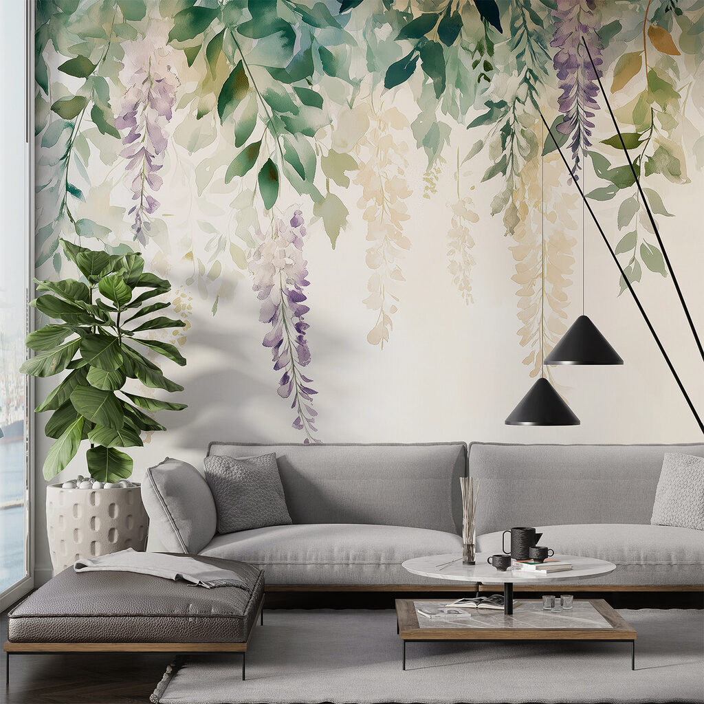 Lilac blossom hanging — interior 3