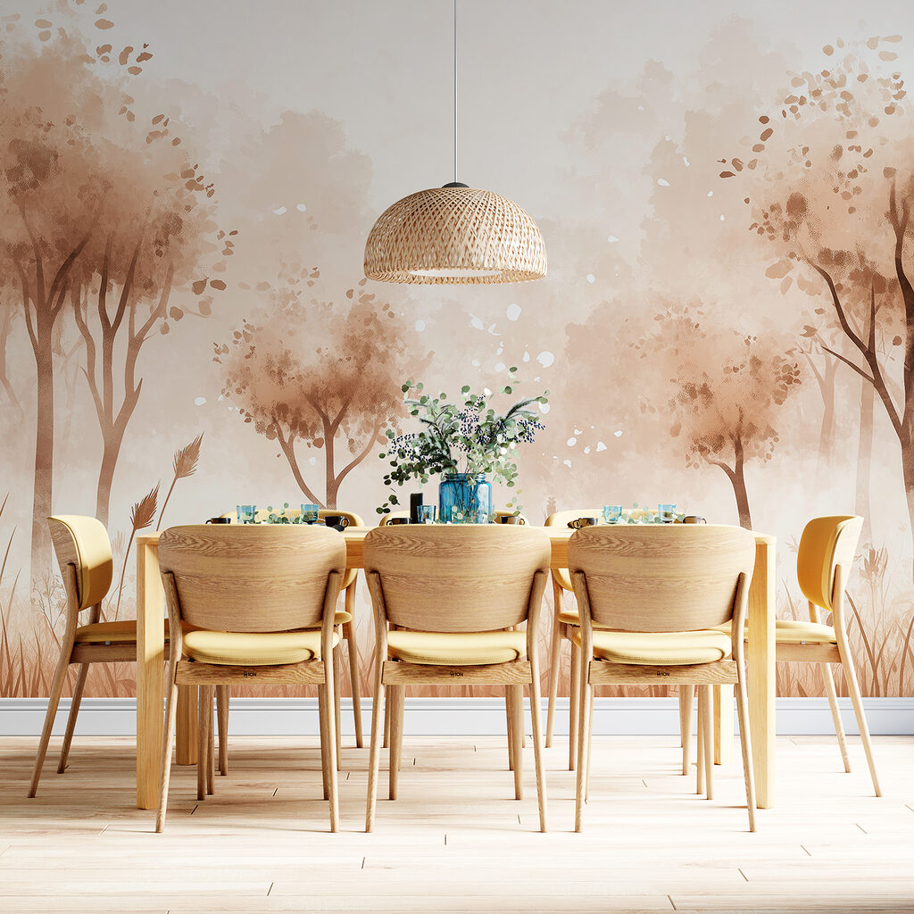 Slender trees among grasses — interior 4