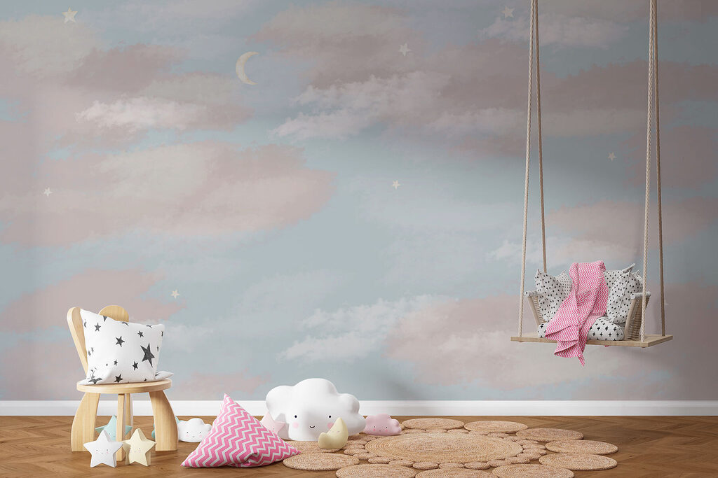 Pastel clouds in bands — interior 2