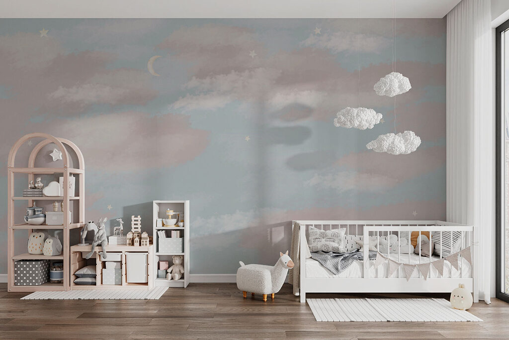 Pastel clouds in bands — interior 3