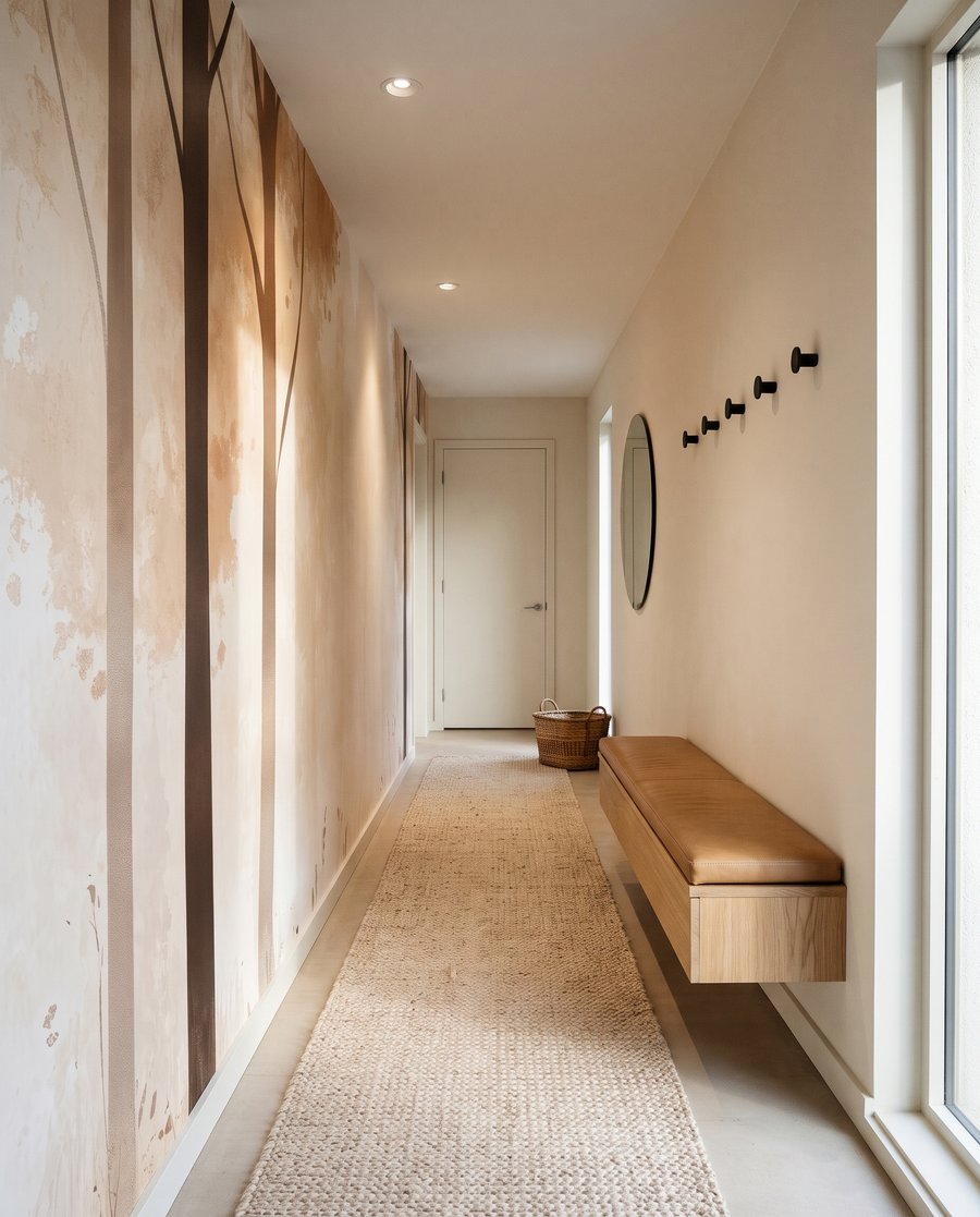 Light between tree rows — interior 3