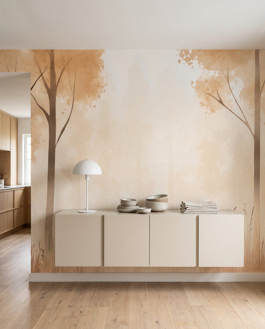 Light between tree rows — interior 5