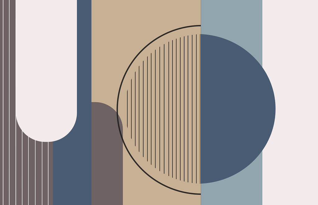 Circle between colour bands — full design