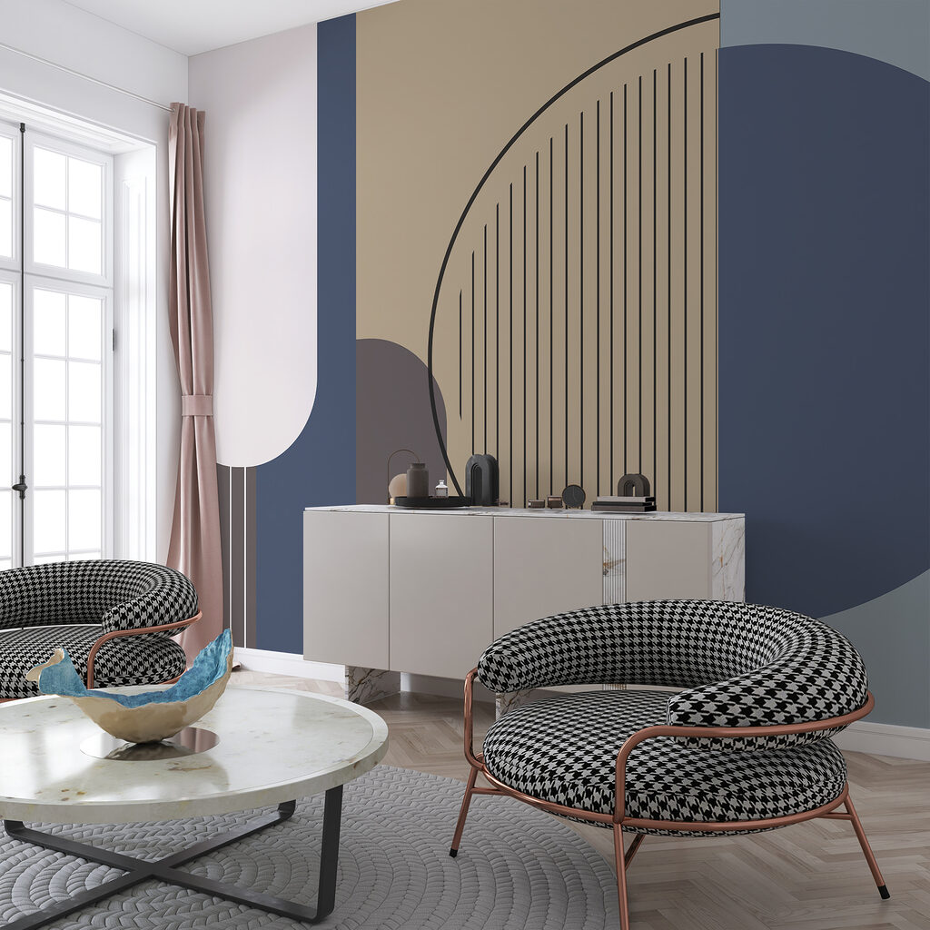 Circle between colour bands — interior 1