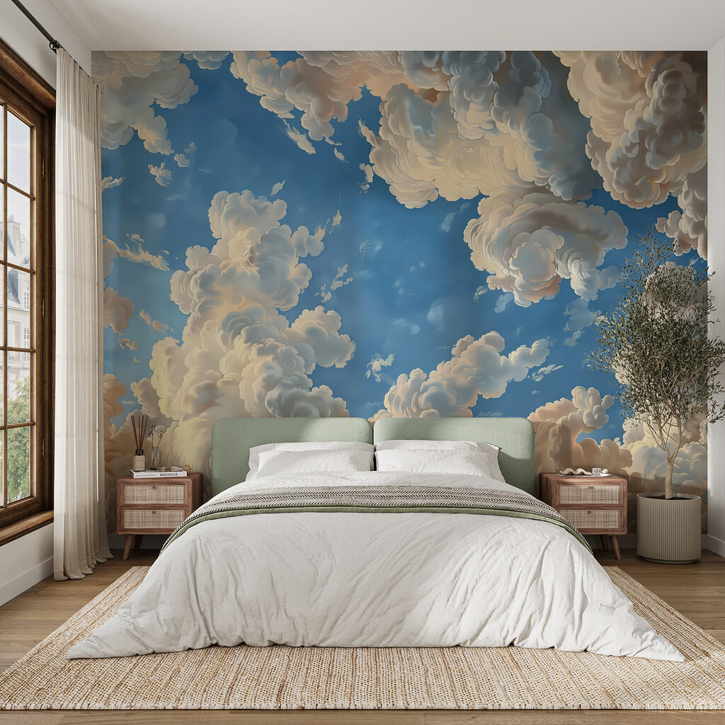 Clouds framing blue sky — interior 1