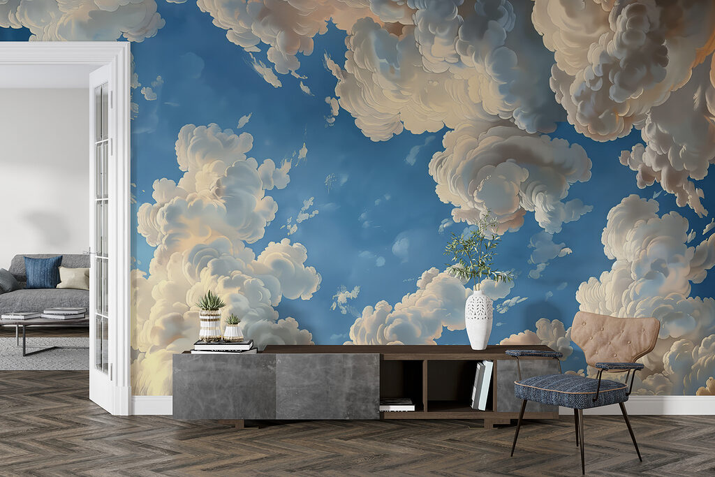 Clouds framing blue sky — interior 2