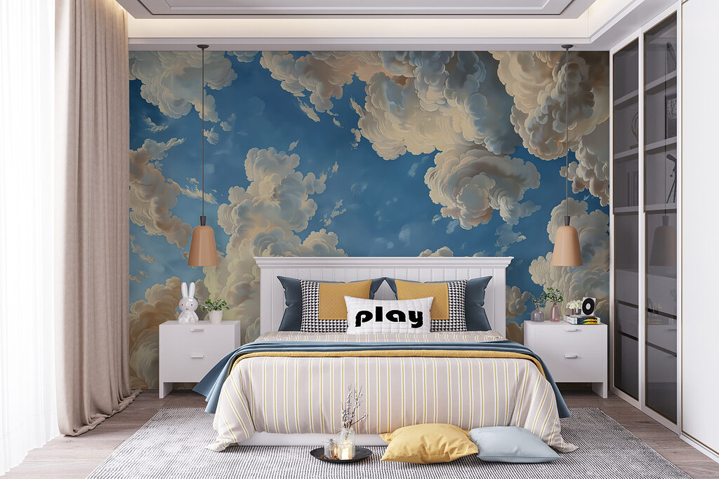 Clouds framing blue sky — interior 3