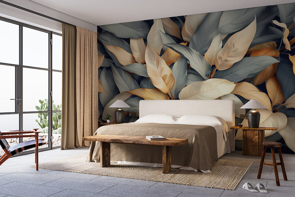 Leaves in Harmony in an interior