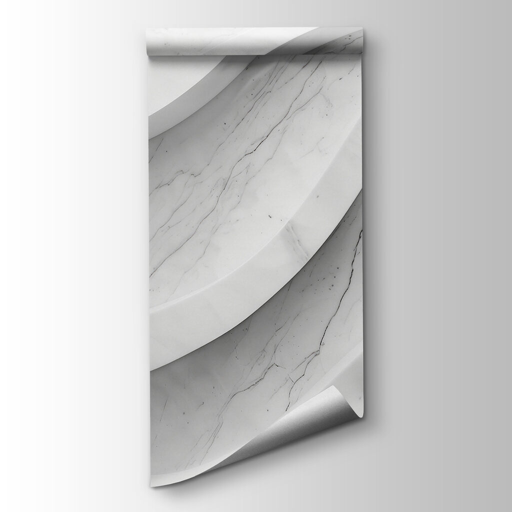 White waves, stone-like — product view