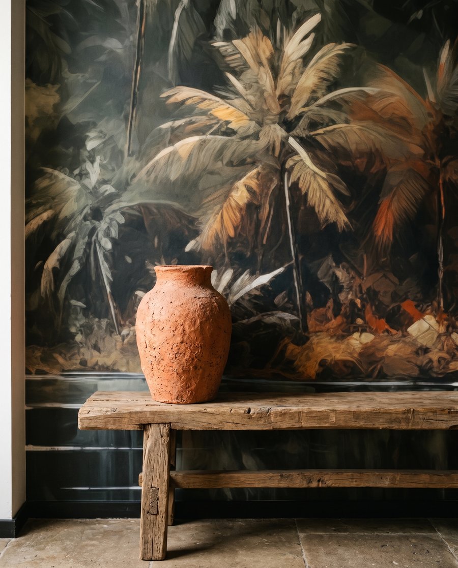 Still Palm Waters — detail