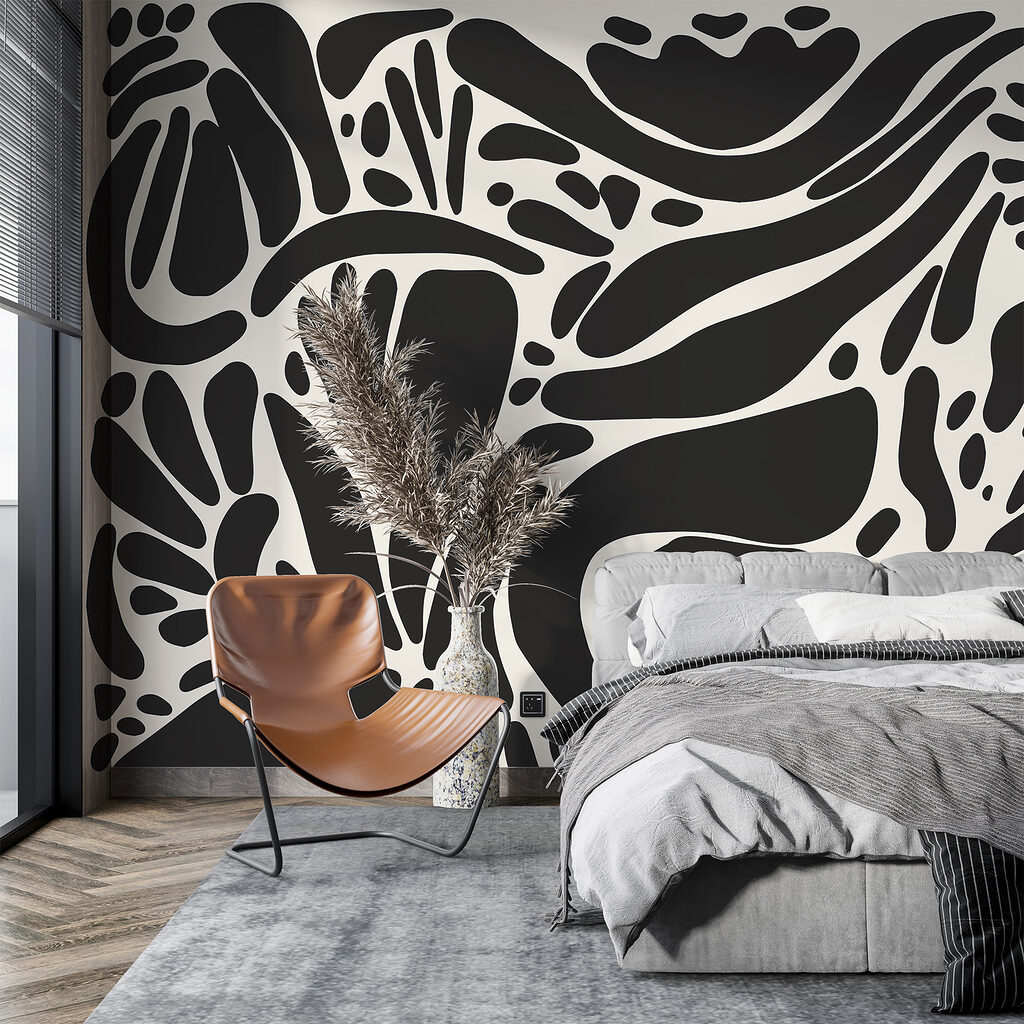 Flowing floral shapes — interior 2