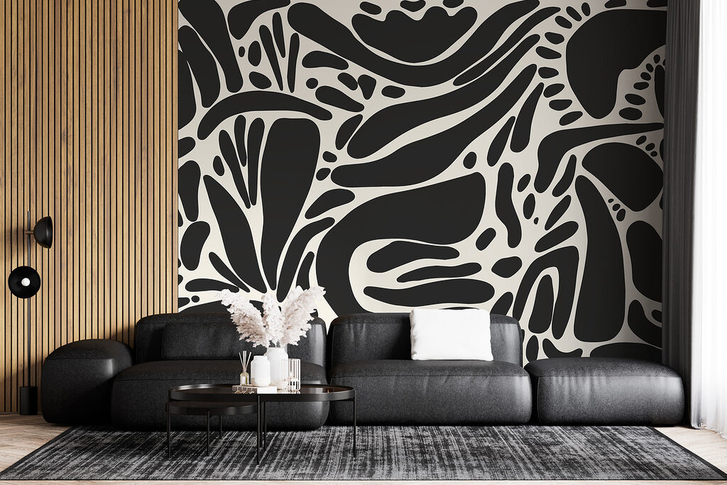 Flowing floral shapes — interior 3