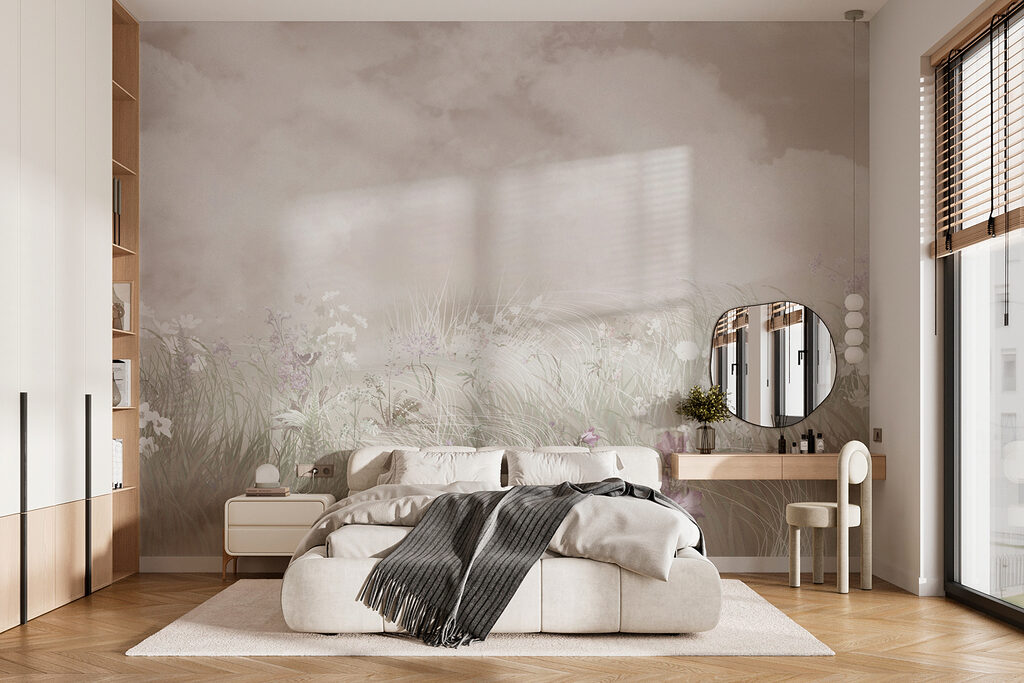 Daisy Meadow Sky in an interior