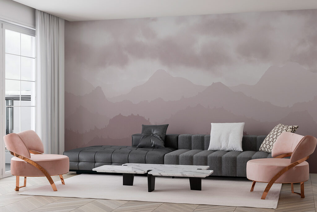 Wooded mountains under clouds — interior 3