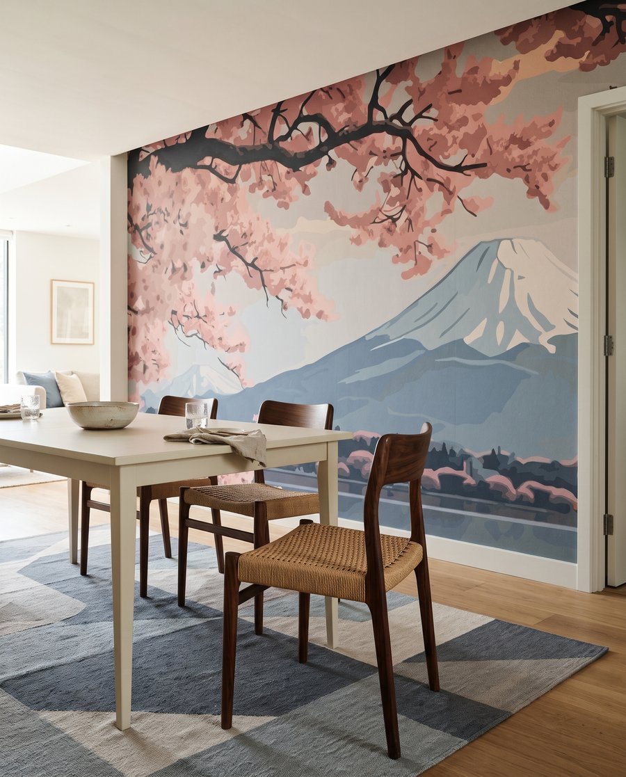 Blossom Mountain in an interior