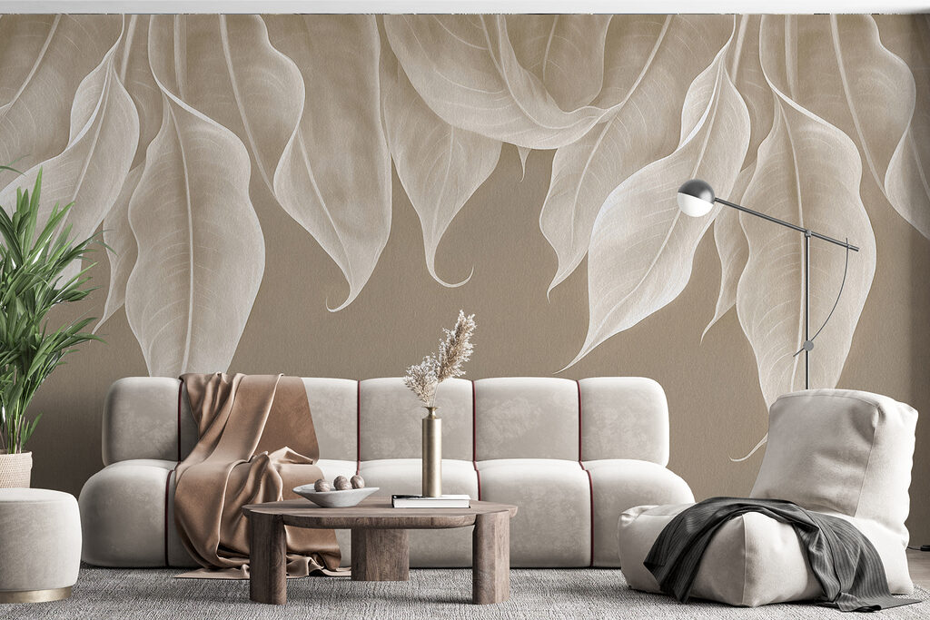 Curving white leaves — interior 4