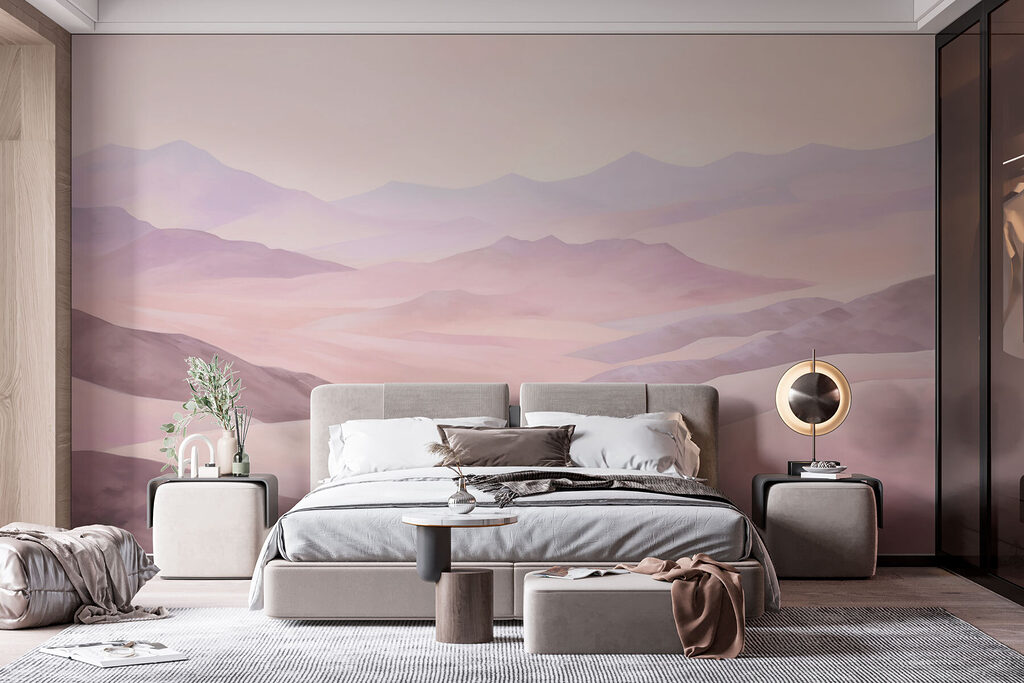 Pink dunes in watercolour — interior 2