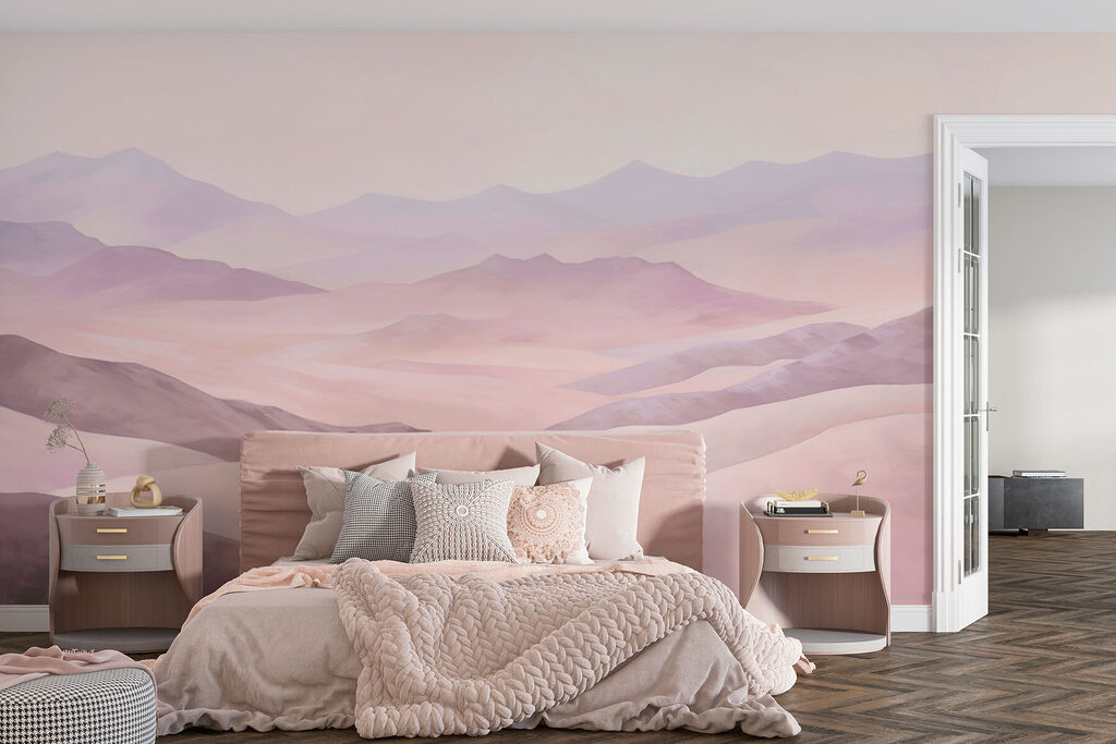 Pink dunes in watercolour — interior 3