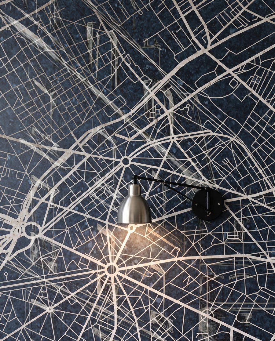 City Routes in Chalk — detail