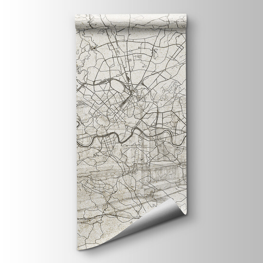 City map with river — product view