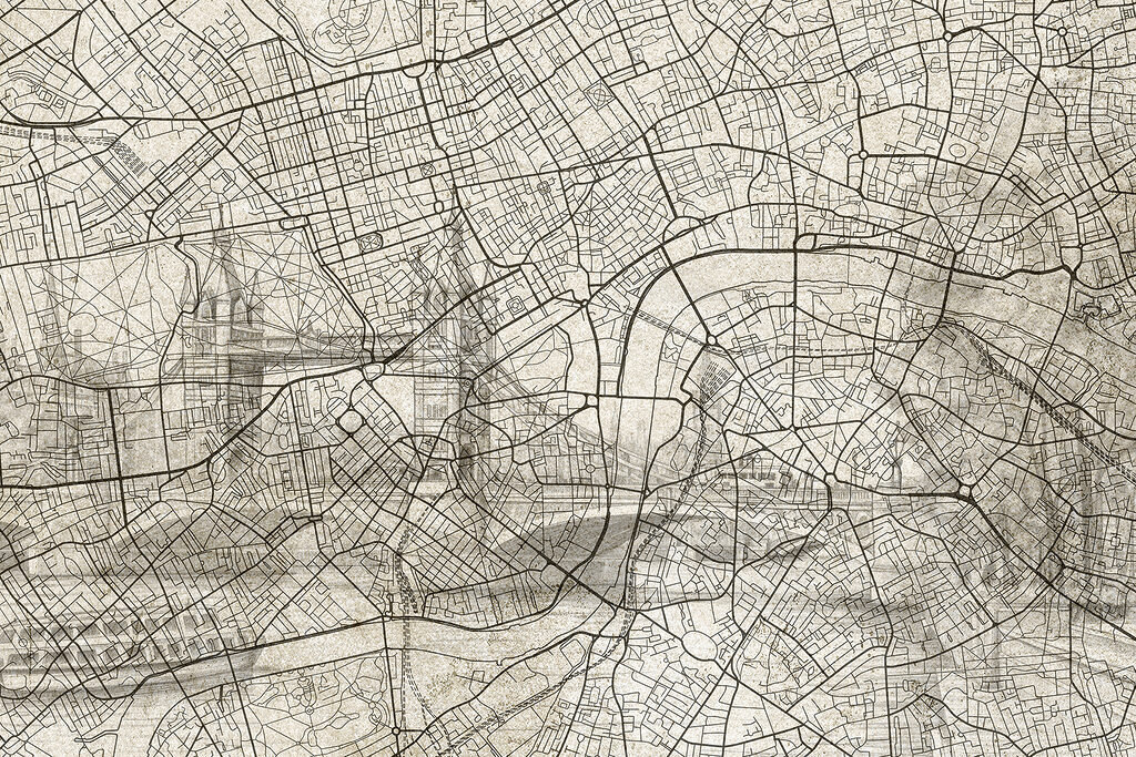 Streets in fine lines — full design