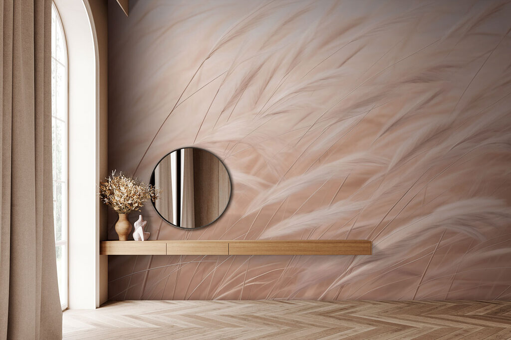 Grasses in Soft Wind in an interior