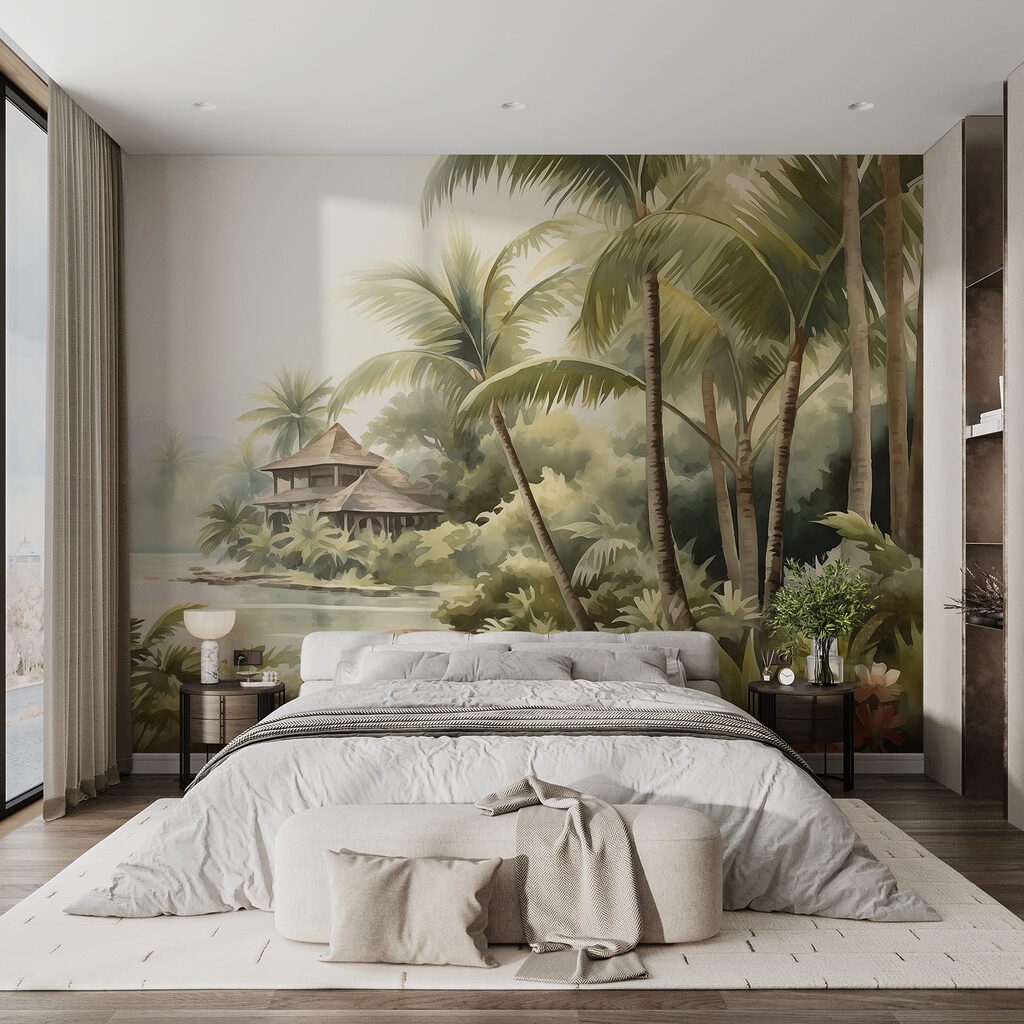 Palms by the lagoon — interior 1