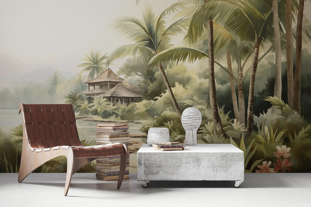 Palms by the lagoon — interior 2