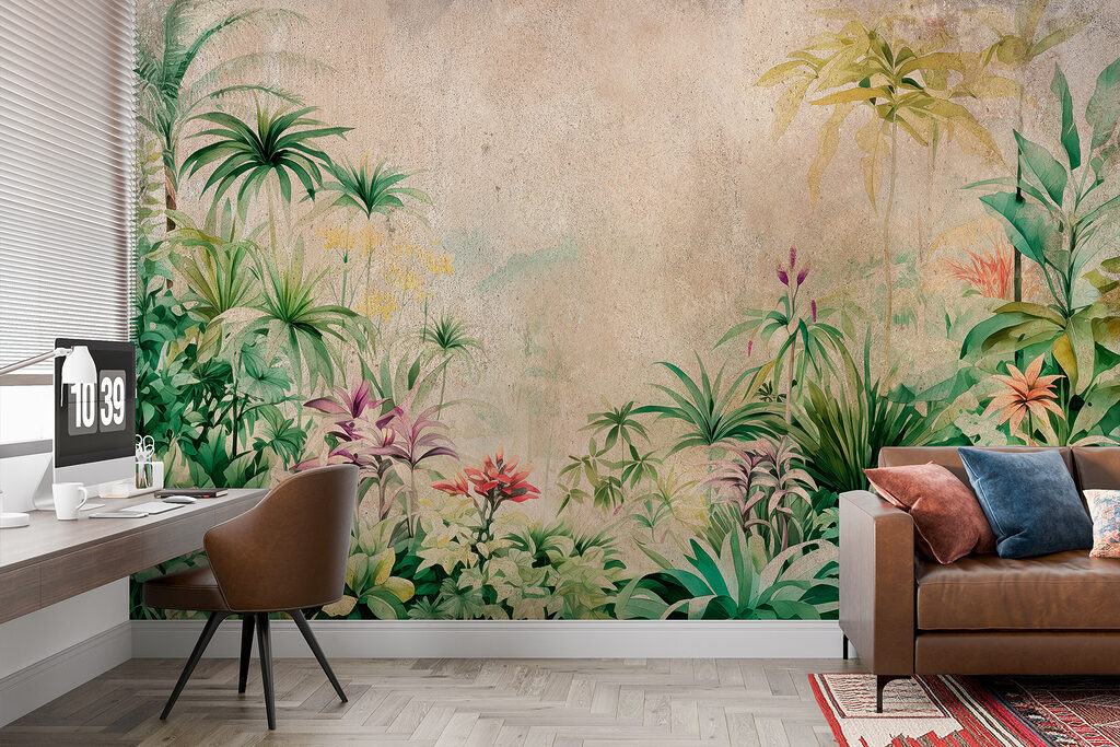 Tropical plant border — interior 5