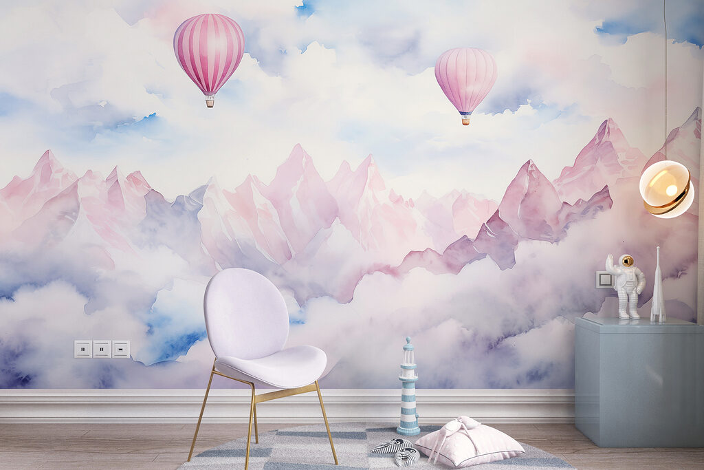 Balloon Mountain Dreams in an interior