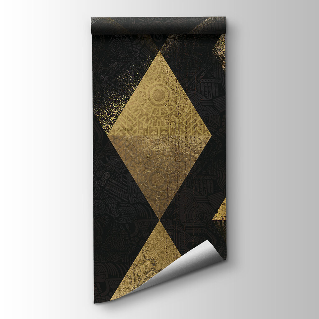 Weathered triangle pattern — product view
