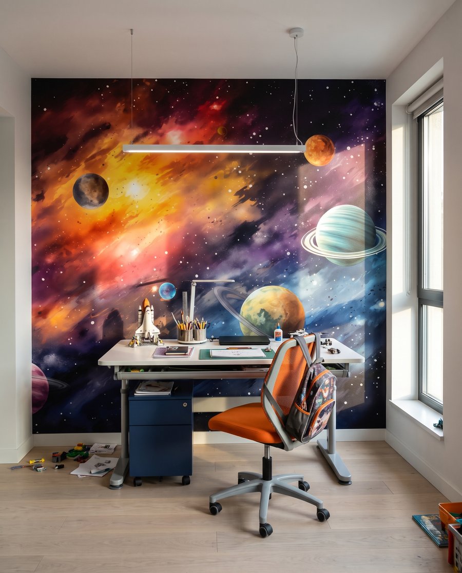 Cosmic Worlds in an interior