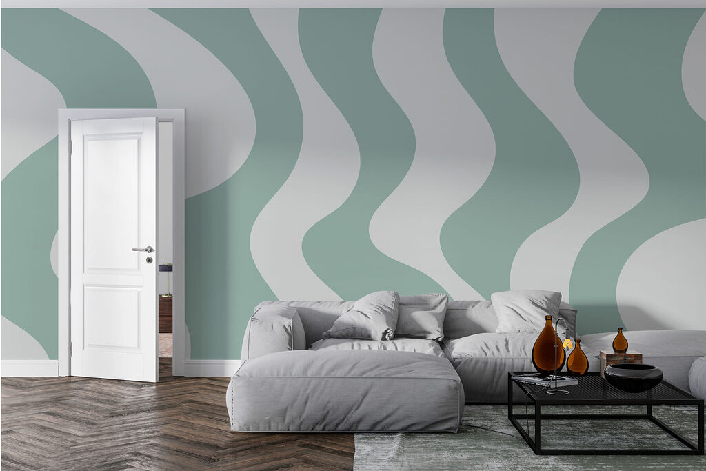 Broad wavy bands — interior 2