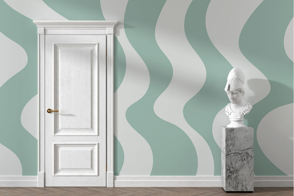 Broad wavy bands — interior 3