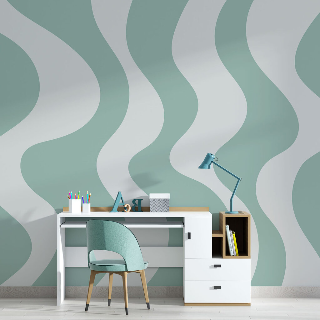Broad wavy bands — interior 4