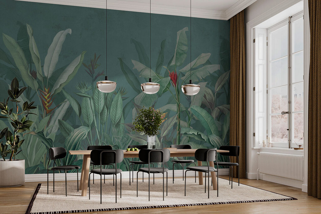 Birds in Tropical Leaves — interior 4