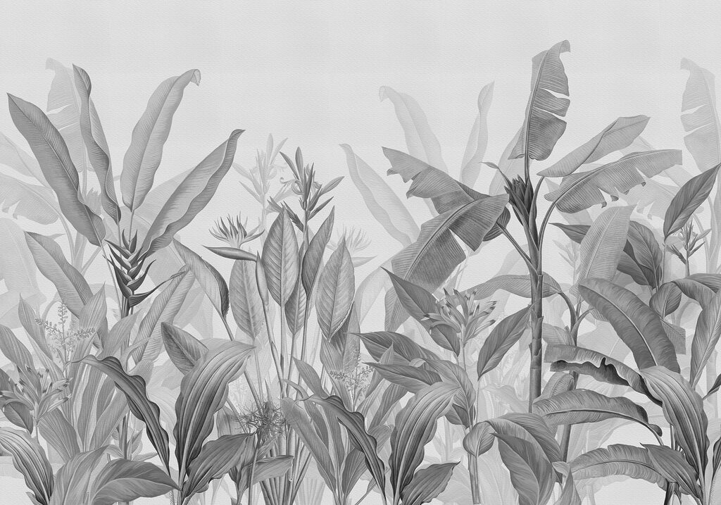 Birds in Tropical Leaves — full design