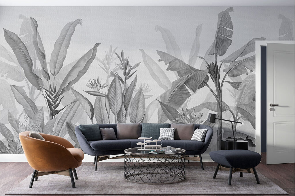 Birds in Tropical Leaves — interior 2