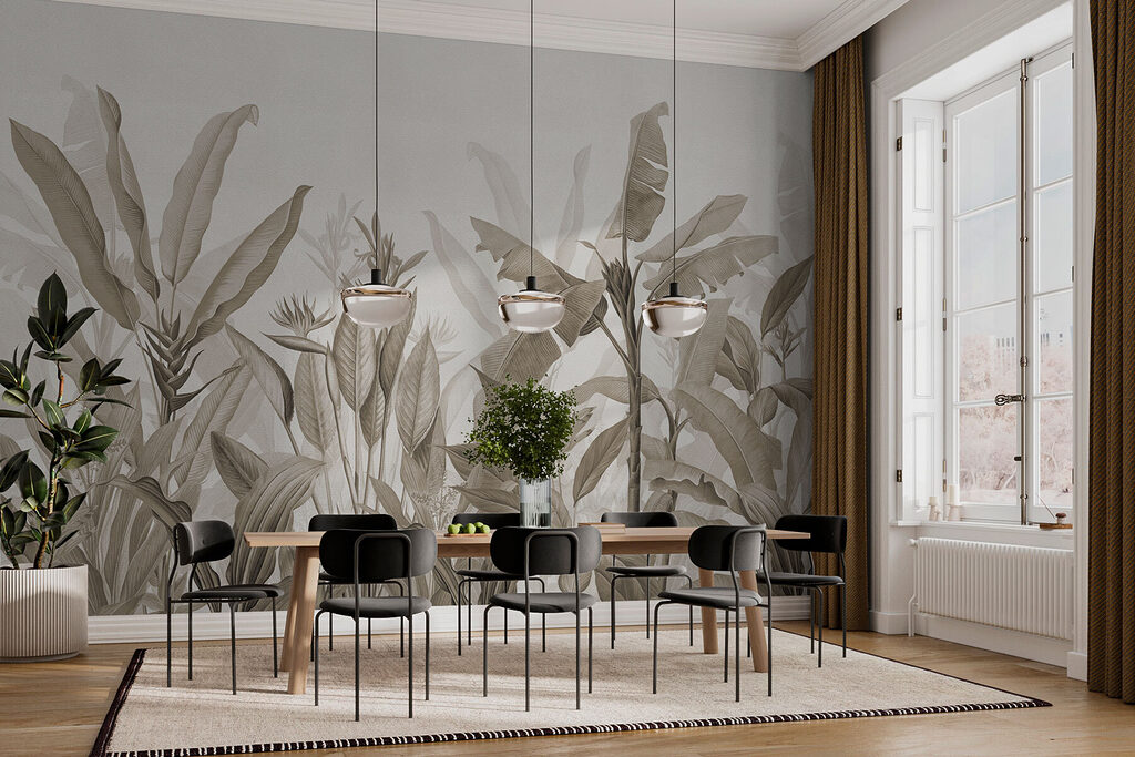 Birds in Tropical Leaves — interior 4