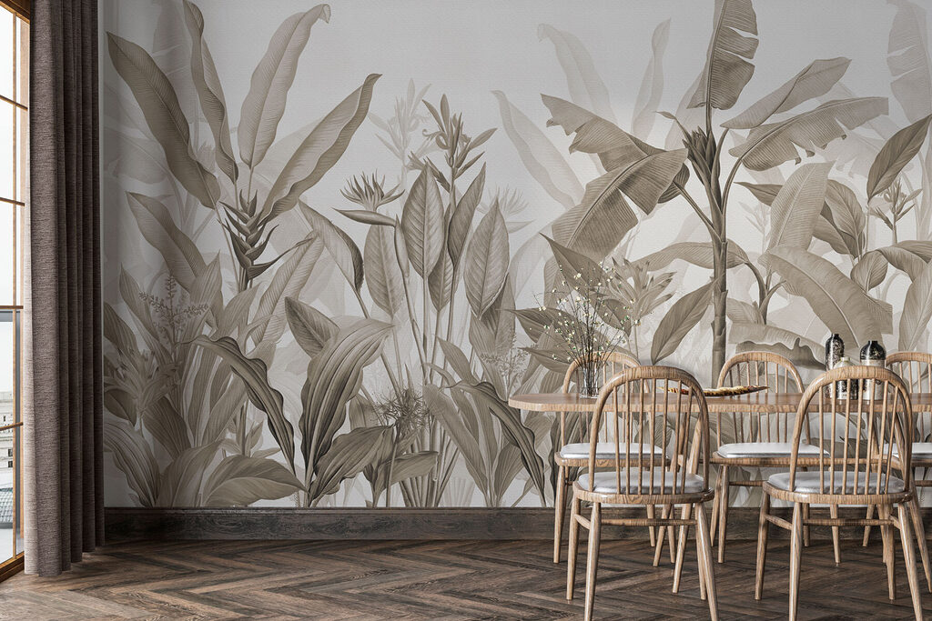 Birds in Tropical Leaves — interior 5