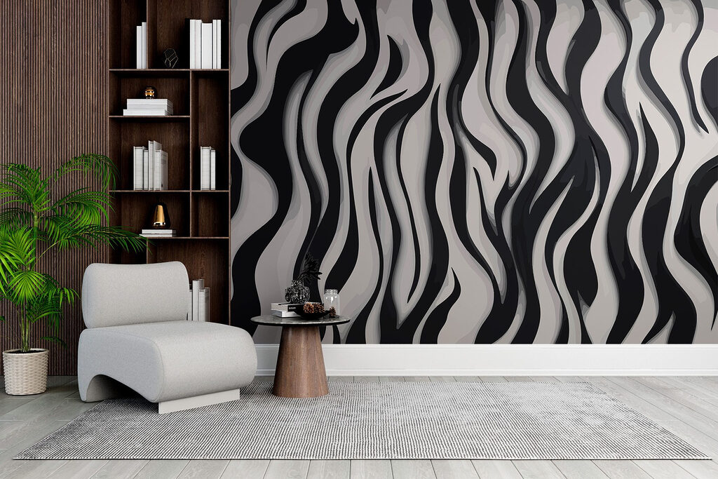 Wavy stripes, sharp bends — interior 3