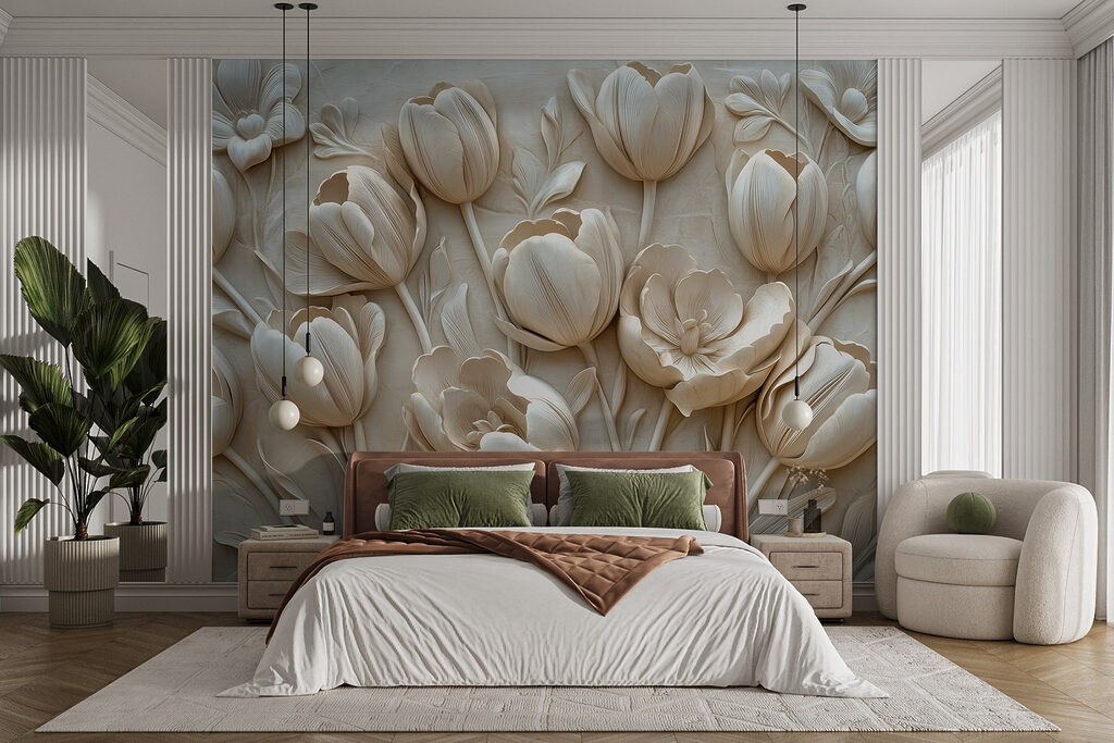 Tulips in relief — interior 3