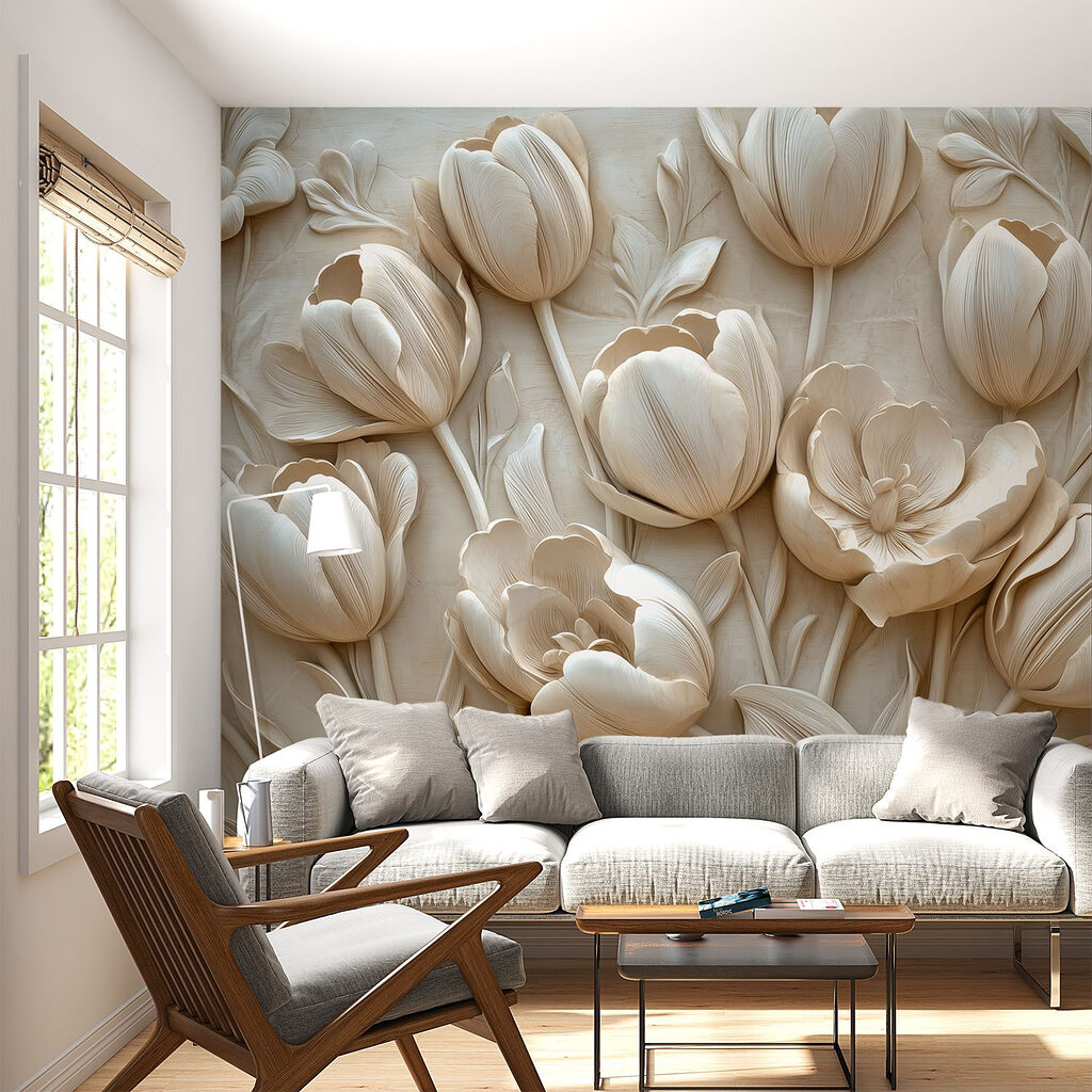 Tulips in relief — interior 4