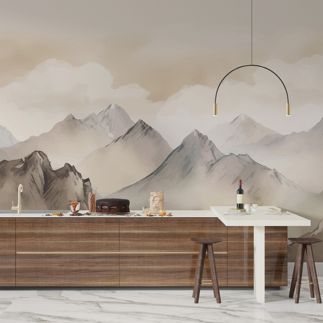 Peaks above warm mist — interior 2