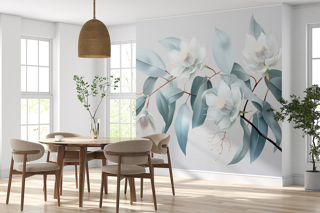 White flowers, blue-grey leaves — interior 3